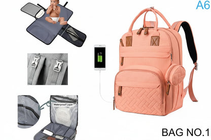 Large Capacity Diaper Backpack