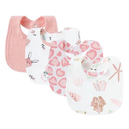 Baby Bib & Burp Cloth Set