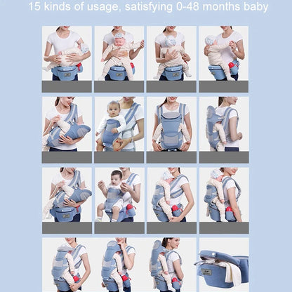 Ergonomic Baby Carrier with Kangaroo Pocket