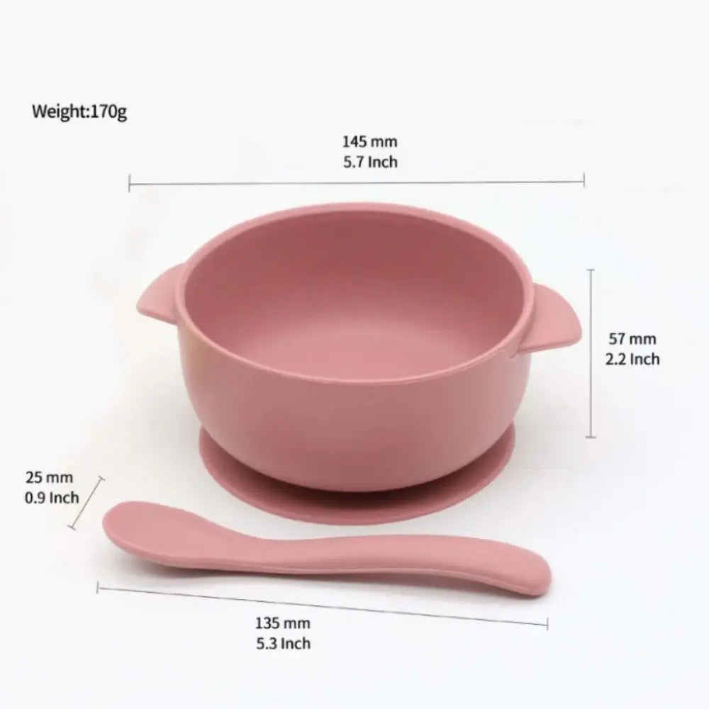 Silicone Suction Bowl Set