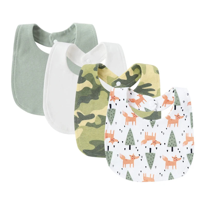 Baby Bib & Burp Cloth Set