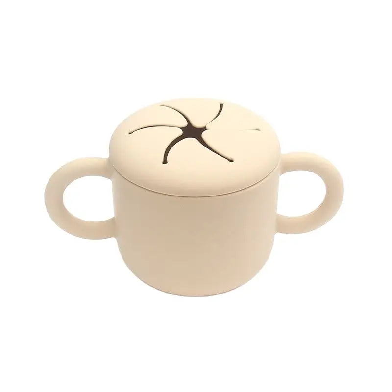 Silicone Snack Cup with Handles