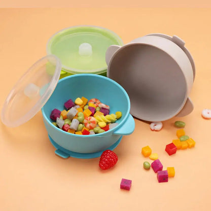 Silicone Suction Bowl Set