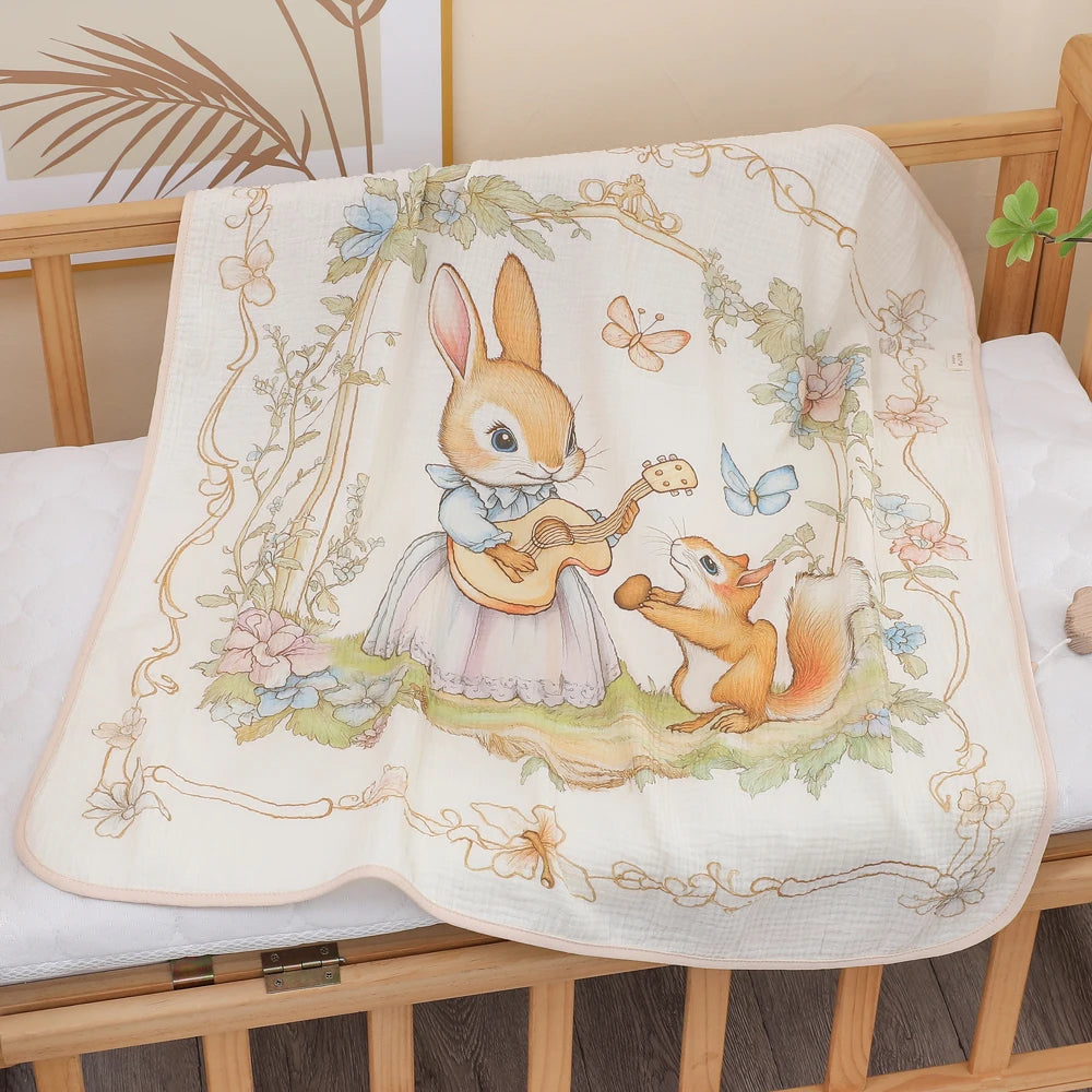 Soft Cotton Gauze Baby Blanket