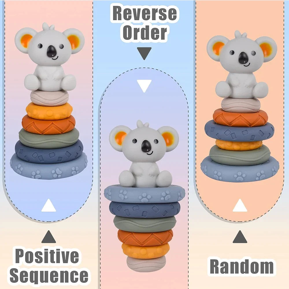 Silicone Building Blocks Montessori Toys