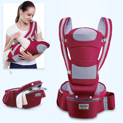 Ergonomic Baby Carrier with Kangaroo Pocket