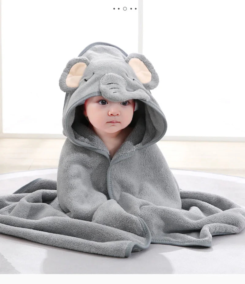 Hooded Baby Bath Towel – Soft & Absorbent