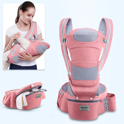Ergonomic Baby Carrier with Kangaroo Pocket