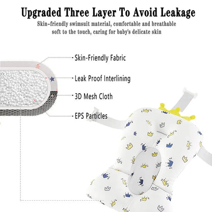 Baby Bath Float Cushion – Soft Support Bath Seat