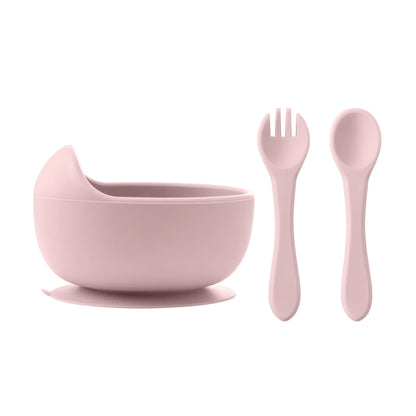 3-Pieces Silicone Feeding Set