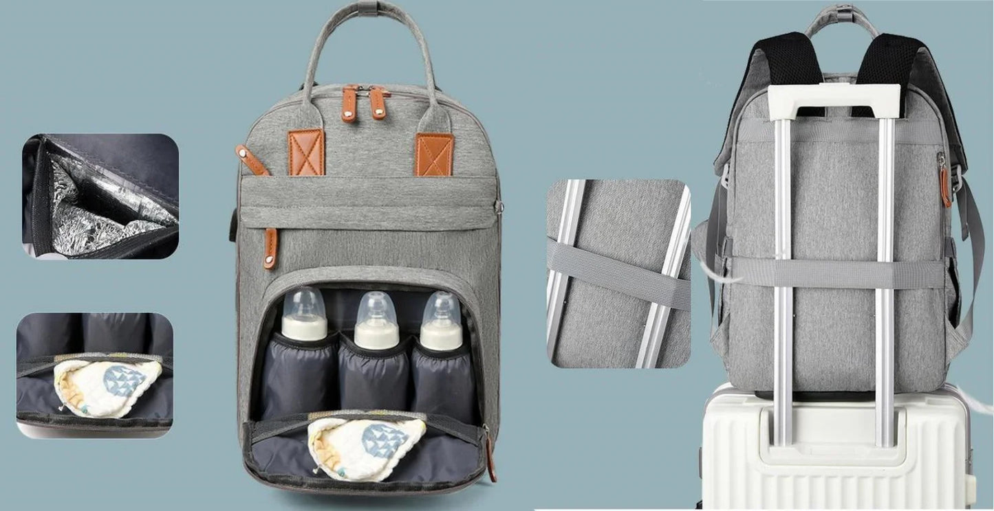 Large Capacity Diaper Backpack