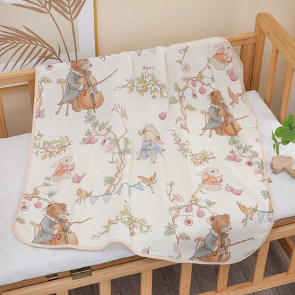 Soft Cotton Gauze Baby Blanket