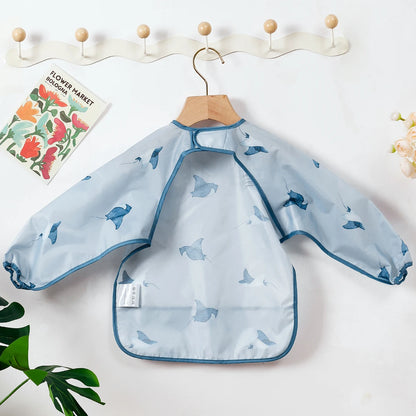 Waterproof Long Sleeve Baby Feeding Bib