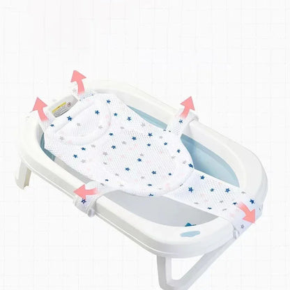 Baby Bath Support Net – Adjustable Anti-Slip Bath Seat