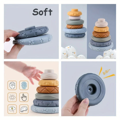 Silicone Building Blocks Montessori Toys