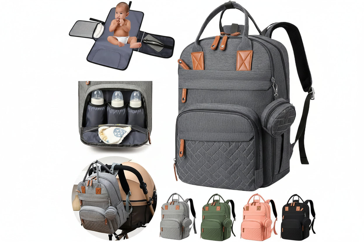 Large Capacity Diaper Backpack