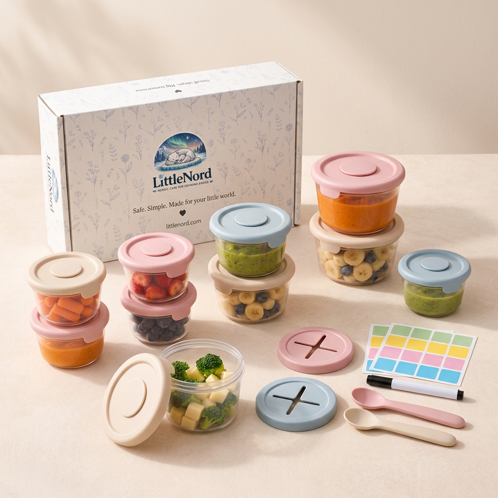 Baby Food Storage and Snack Set hero image redesign