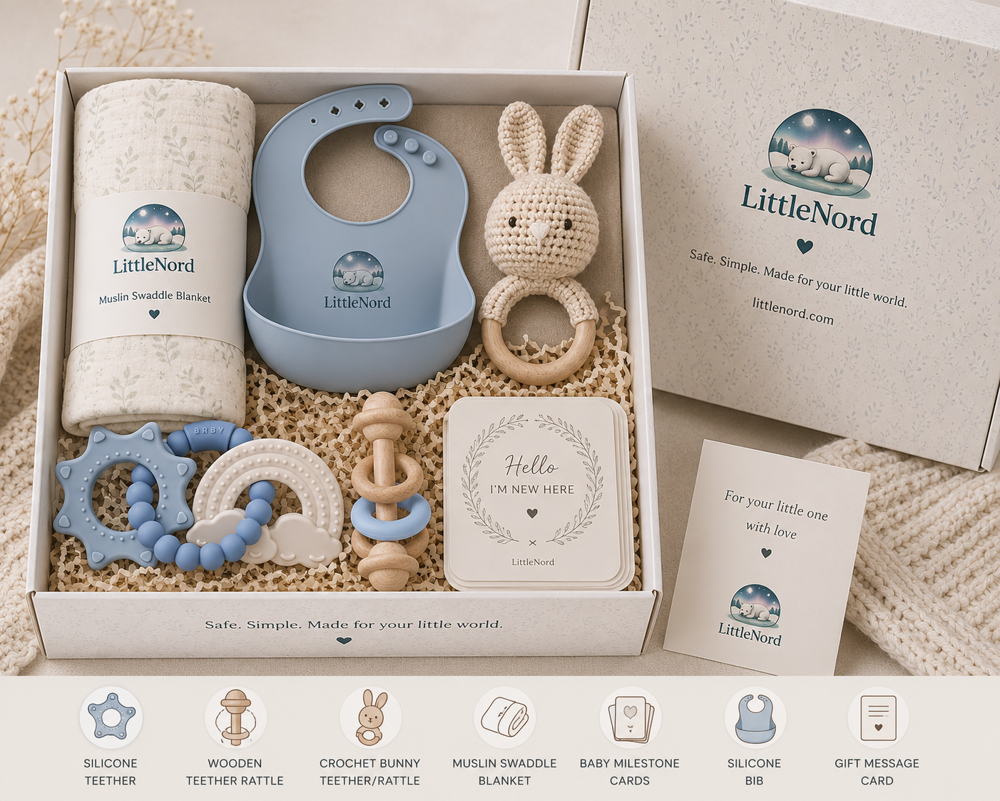 Kleine Komfortbox (0–6 Monate)