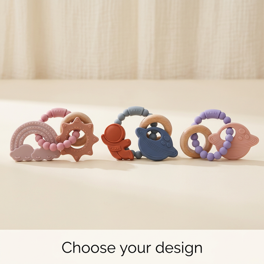 Easy-Grip Silicone Baby Teether redesign