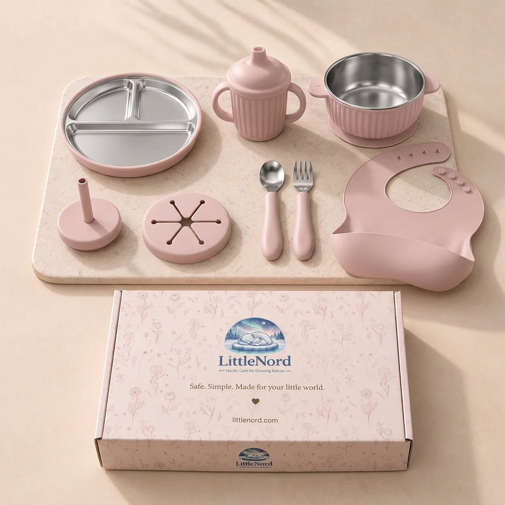 Growing Mealtime Essentials Box redesign including snack lid