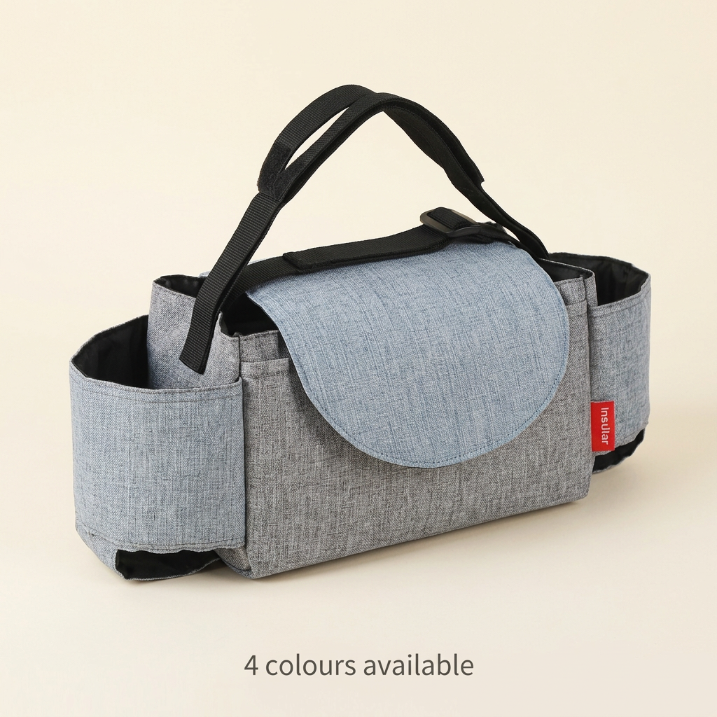 Insulated diaper bag redesigned cover