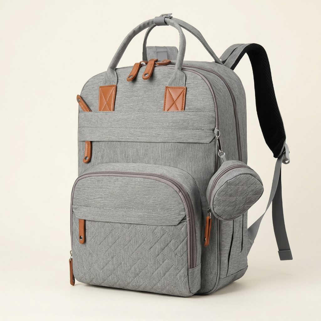 Large Capacity Diaper Backpack main-image concept
