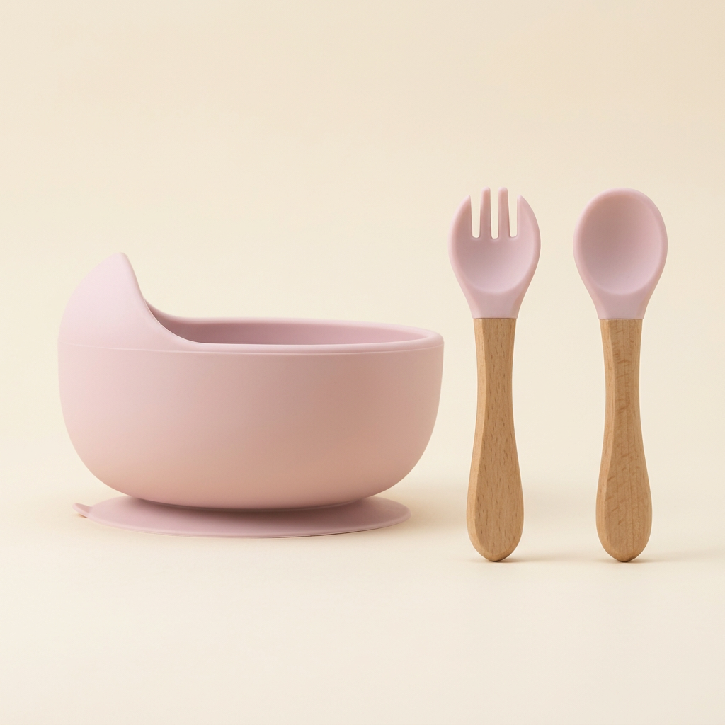 Single pink feeding set cover